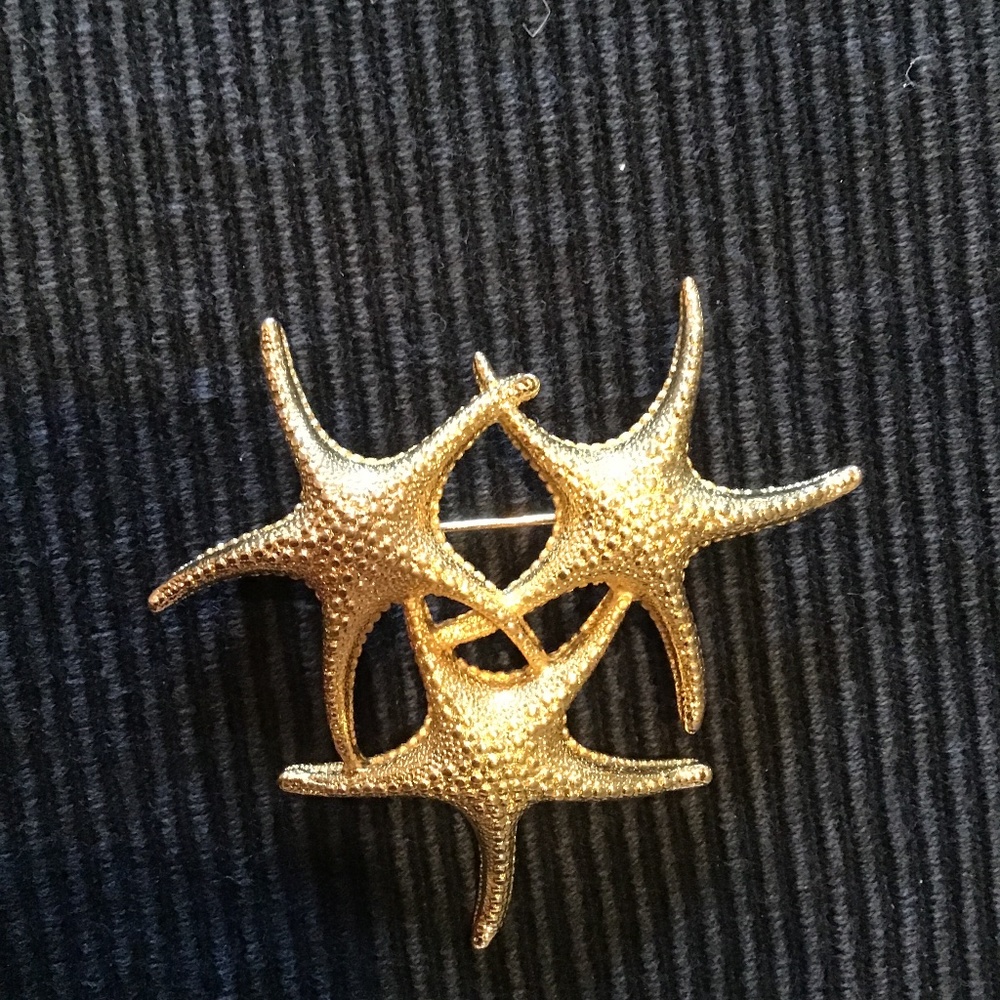 Starfish brooch